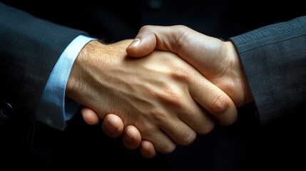 Obraz premium Business Handshake - Agreement and Collaboration