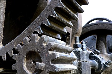 Huge gears of an ancient mechanism
