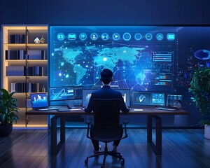 AI Enhanced Virtual Conference Room with Dynamic Presentation Tools and Real Time