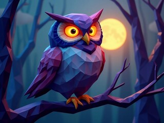 Obraz premium Low poly colorful animal