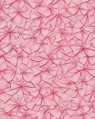 Bow pattern with gradient of soft pink to blush