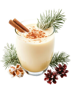 recommend clip art: Festive Holiday Drink Arrangement isolated on white or transparent background, png clipart, design element. Easy to place object on any other background.