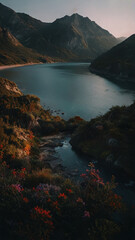 Beautiful Nature landscapes image on vertical 23.