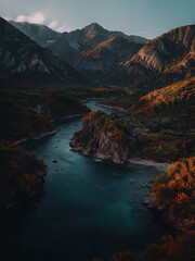Beautiful Nature landscapes image on vertical 16.