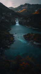 Beautiful Nature landscapes image on vertical 29.