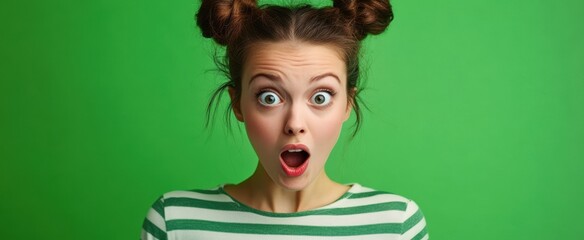 The Surprised Young Woman