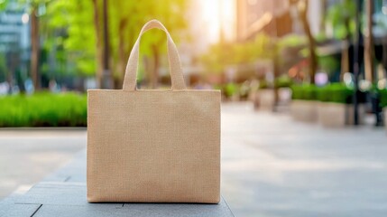 Eco-Friendly Market Tote: Sustainable Jute Bag for Stylish Grocery Shopping