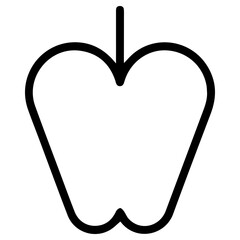 Apple Vector Icon.  Apple symbol for website design, app, UI. EPS 10.