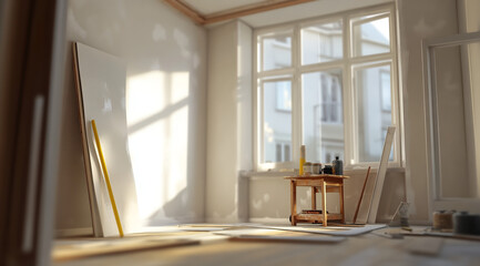 Fototapeta premium room renovation