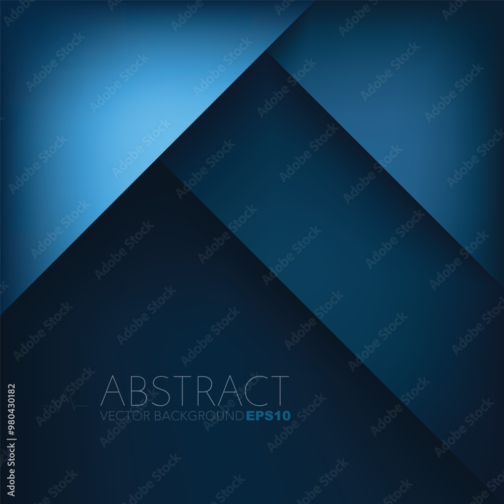 Poster graphic geometric triangle overlap vector layer background for text and message design
