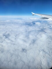 view from airplane window