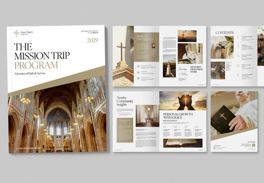 Church Mission Brochure Template