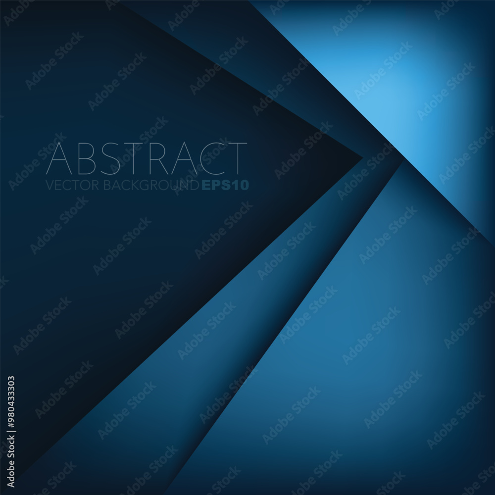Poster graphic geometric triangle overlap vector layer background for text and message design