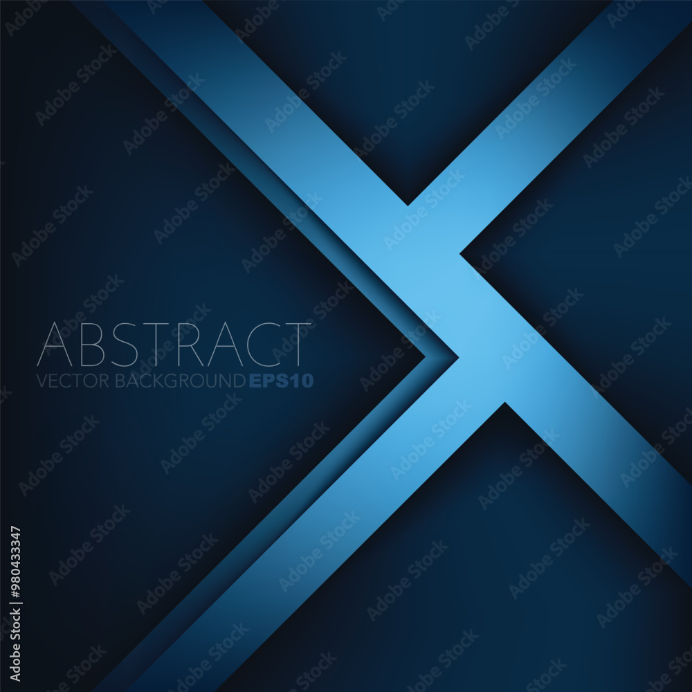 Poster graphic geometric triangle overlap vector layer background for text and message design