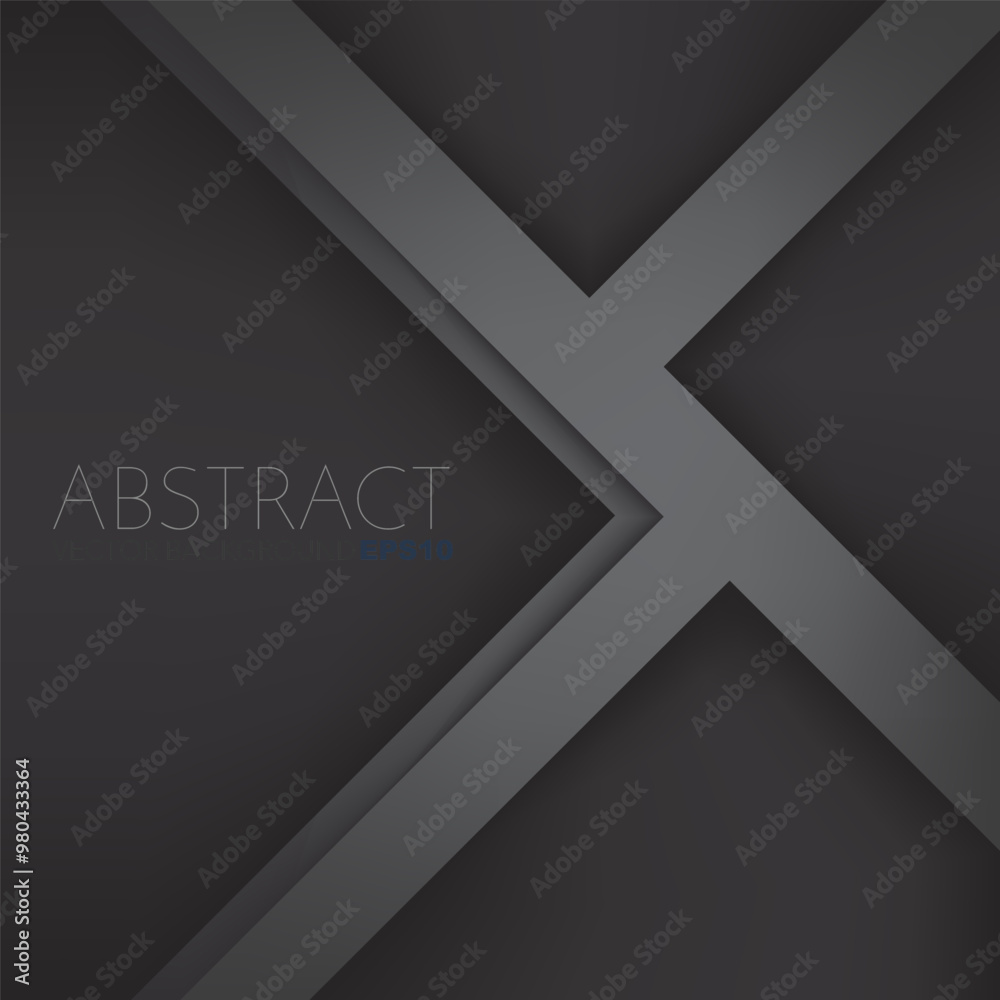 Poster graphic geometric triangle overlap vector layer background for text and message design
