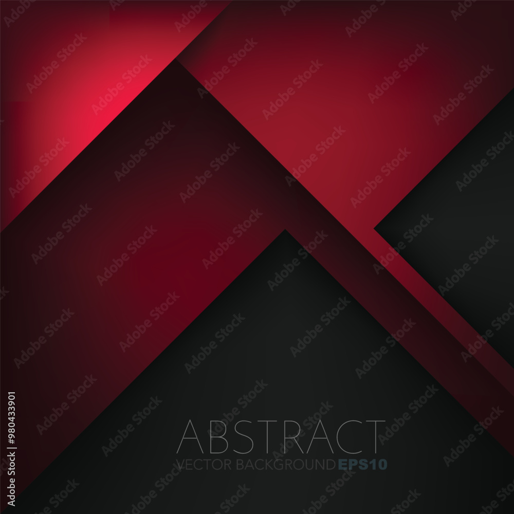 Poster graphic geometric triangle overlap vector layer background for text and message design