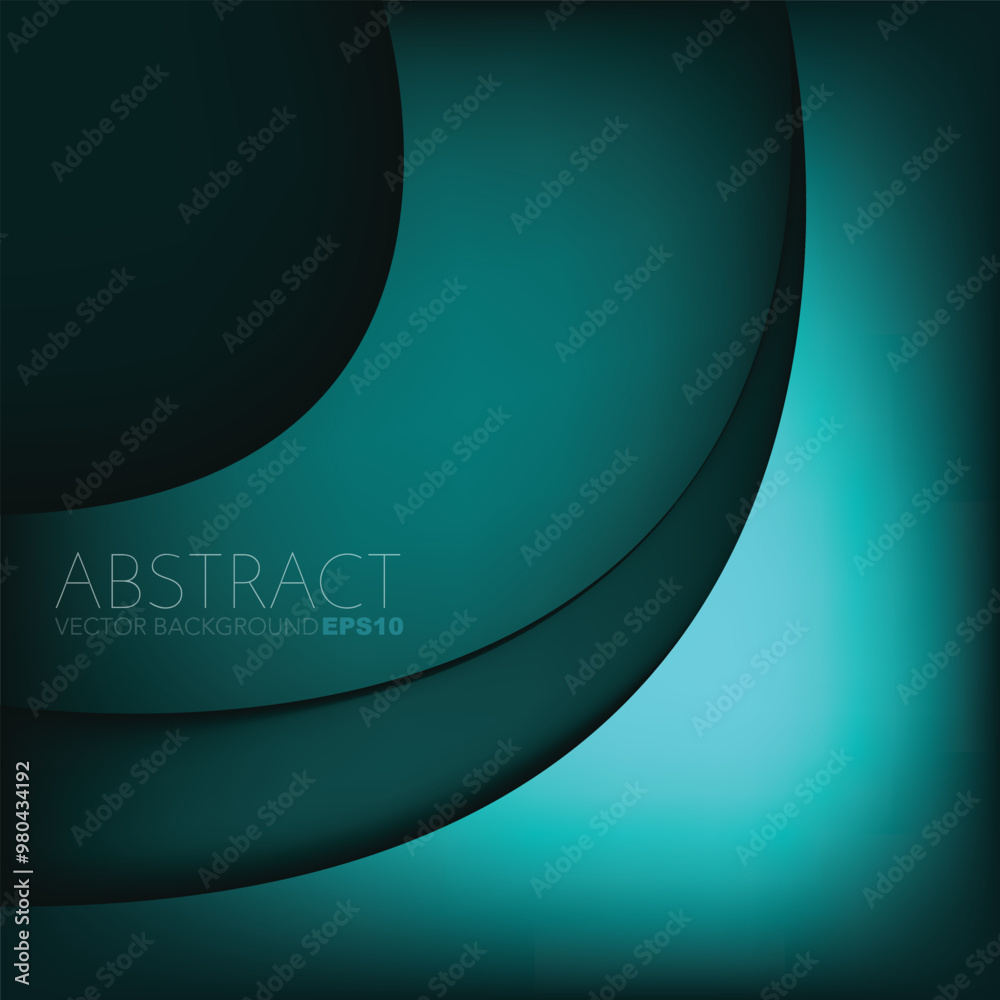Poster graphic vector curve line overlap background for text and message design