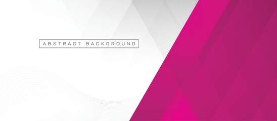 White and pink abstract background. Modern Presentation Design for Corporate Business and Institution.