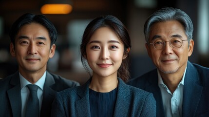 Diverse Business Team Portrait Confident and Professional