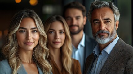 Fototapeta premium Confident Business Team Portrait
