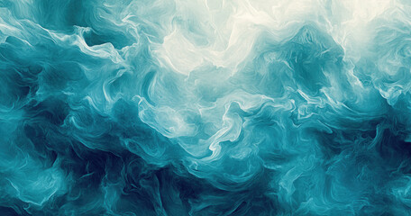 Obraz premium Abstract background with blue and white color waves. Vibrant colors including light gray. Created with Ai