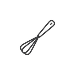 Whisk line icon