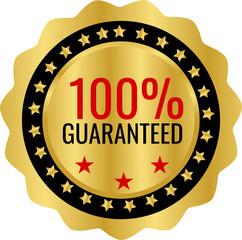100 Percent Guaranteed Badge