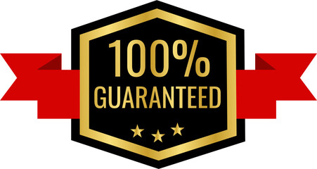 100 Percent Guaranteed Badge