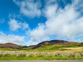 landscape with clouds