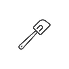 Spatula line icon