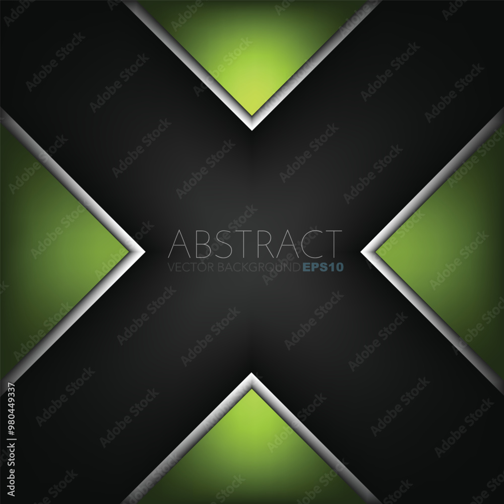 Poster graphic geometric triangle overlap vector layer background for text and message design