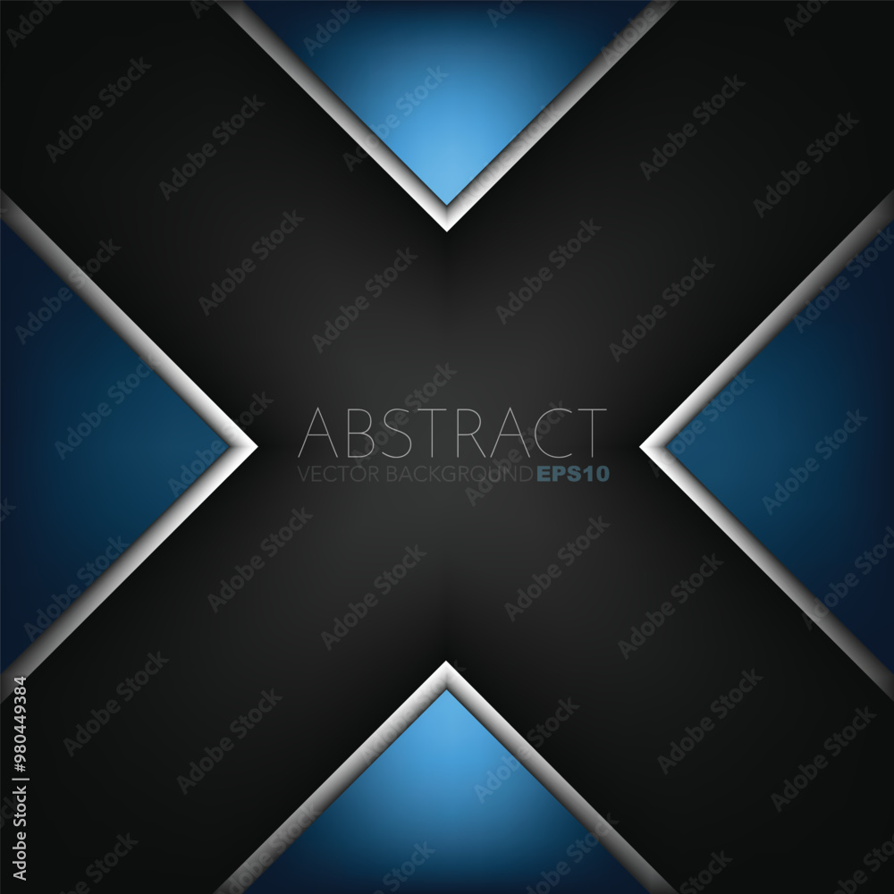Poster graphic geometric triangle overlap vector layer background for text and message design