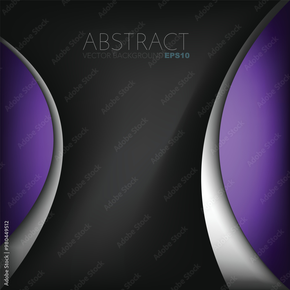 Poster graphic vector curve line overlap background for text and message design