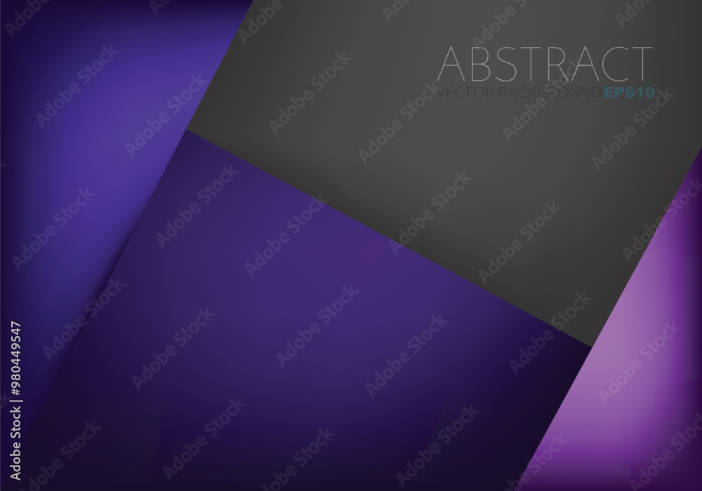 Poster graphic geometric triangle overlap vector layer background for text and message design