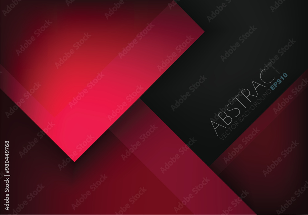 Poster graphic geometric triangle overlap vector layer background for text and message design