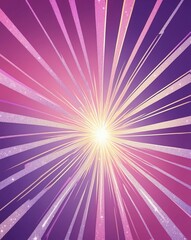 Glittery starburst with light pink to pastel purple gradient