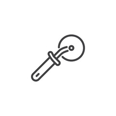 Pizza Cutter line icon