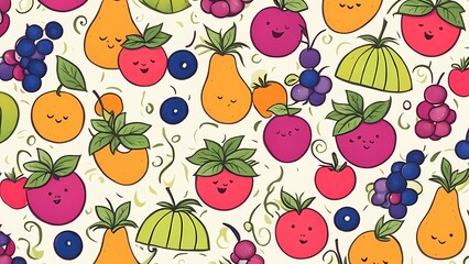 Illustration of season floral background design