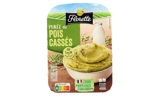 Florette et son excellente pur&eacute;e de pois cass&eacute;s