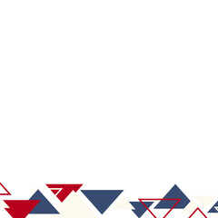 Triangle Geometric Footer