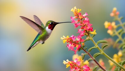Fototapeta premium hummingbird in flight