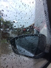 rain drops on window