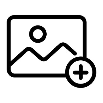 add image line icon