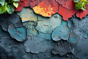 Obraz premium peeling paint on a wall