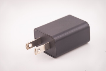 USB plug on white background 
