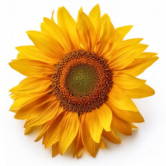 Fototapeta premium sunflower isolated on white background