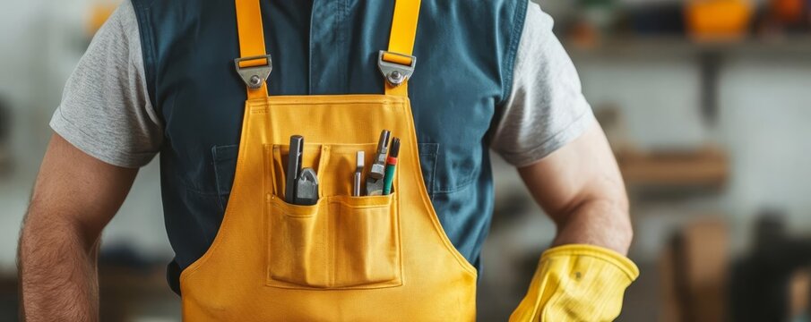 Practical Taurus man with a toolset, showcasing reliability and a grounded approach