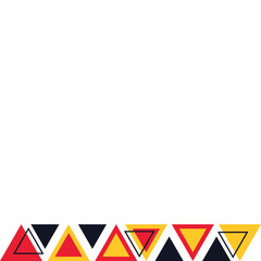 Triangle Geometric Footer