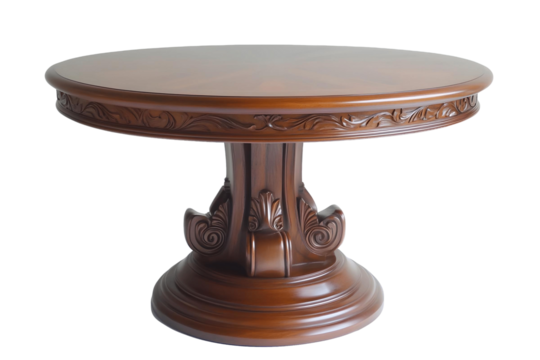 table isolated on white