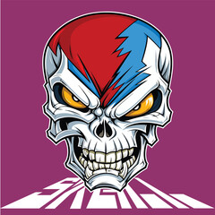 Skull logo mascot 